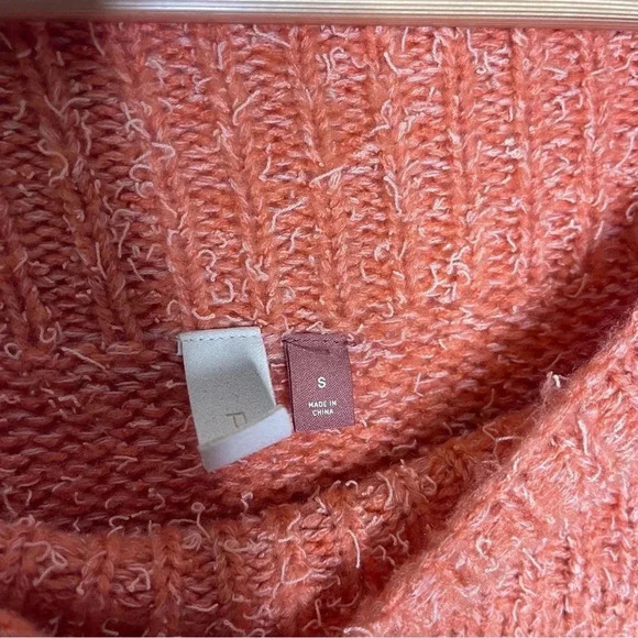 Pilcro Coral Tan Pullover Sweater Size Small - Picture 6 of 8
